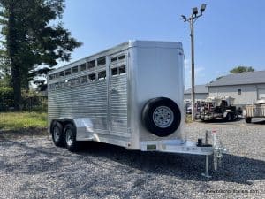 EBY ALL ALUMINUM CATTEL STOCK TRAILER