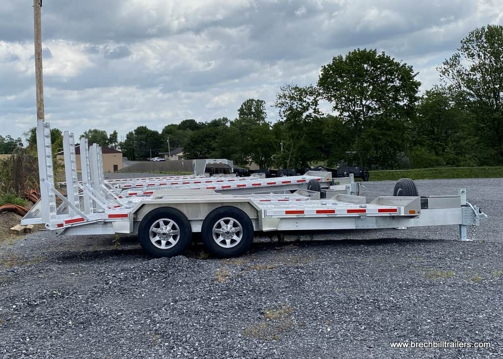 eby all aluminum equipment trailer low pro