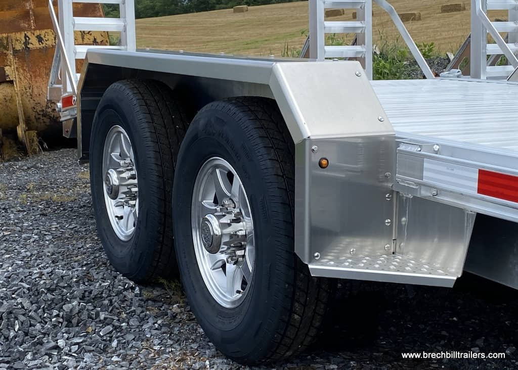 eby all aluminum equipment trailer low pro