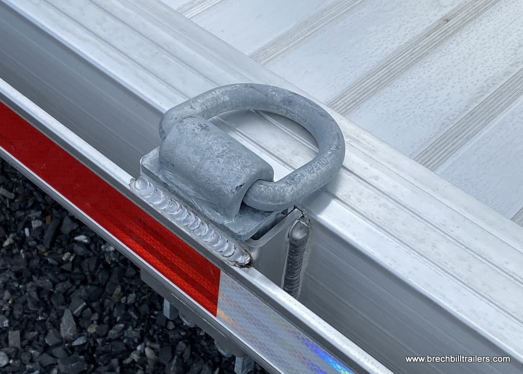 eby all aluminum equipment trailer low pro