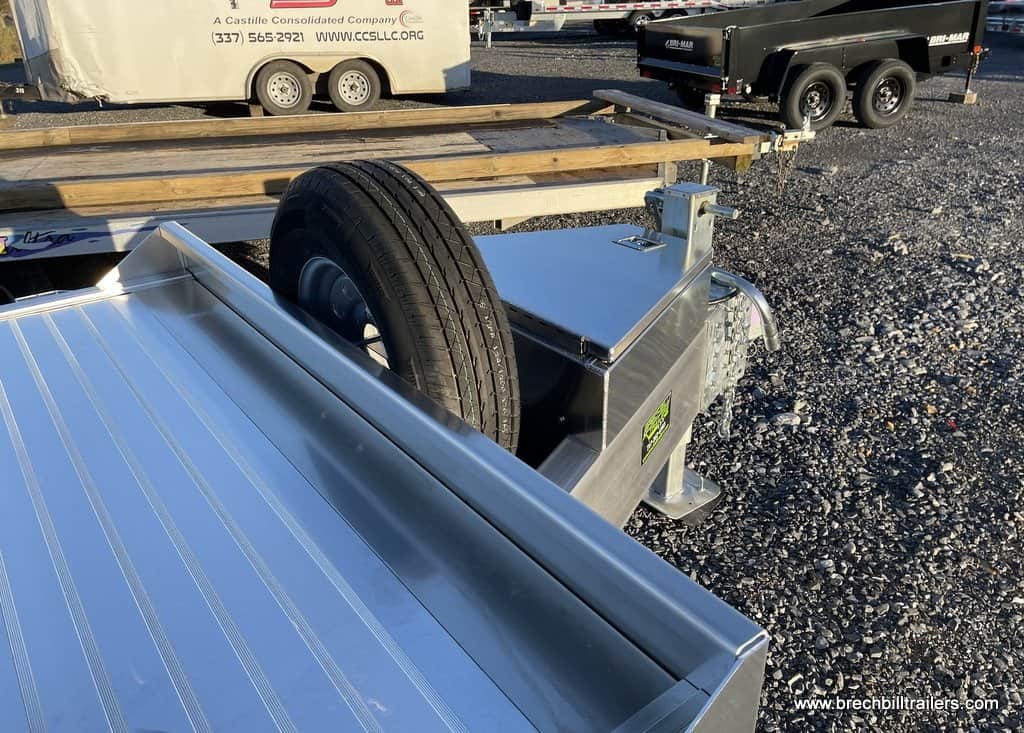 eby all aluminum equipment trailer low pro