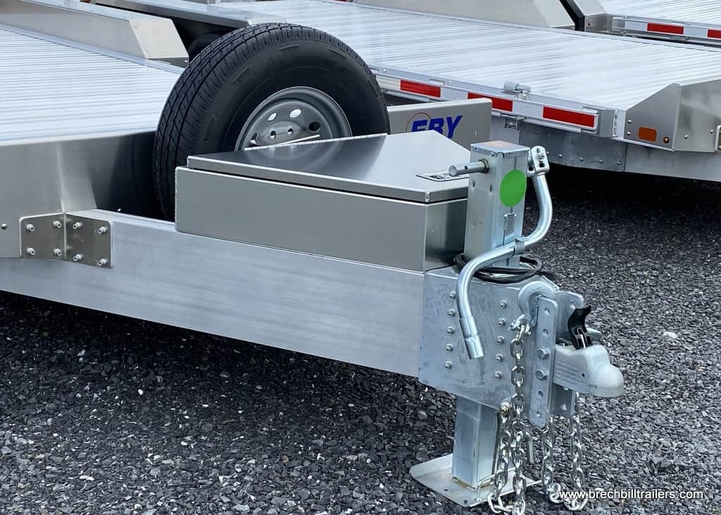 eby all aluminum equipment trailer low pro