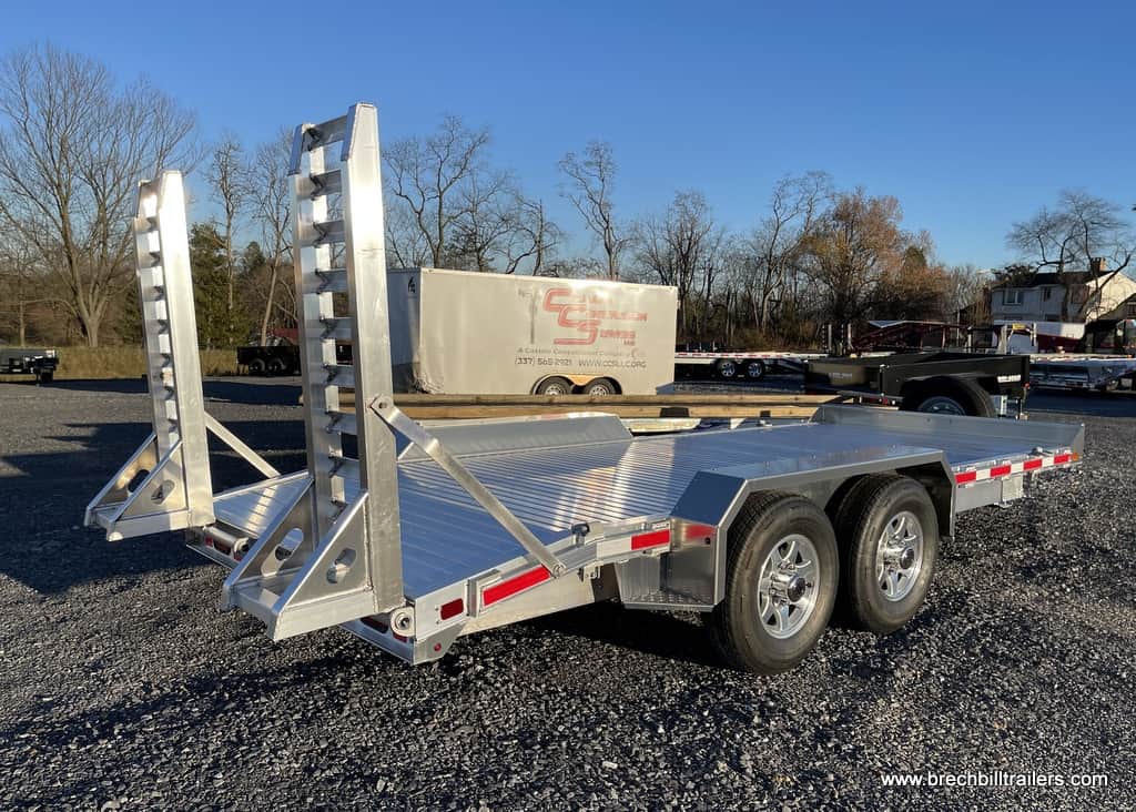 eby all aluminum equipment trailer low pro