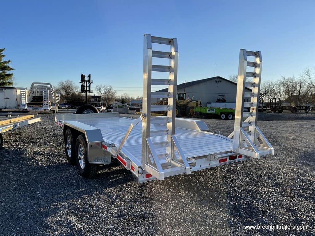 eby all aluminum equipment trailer low pro