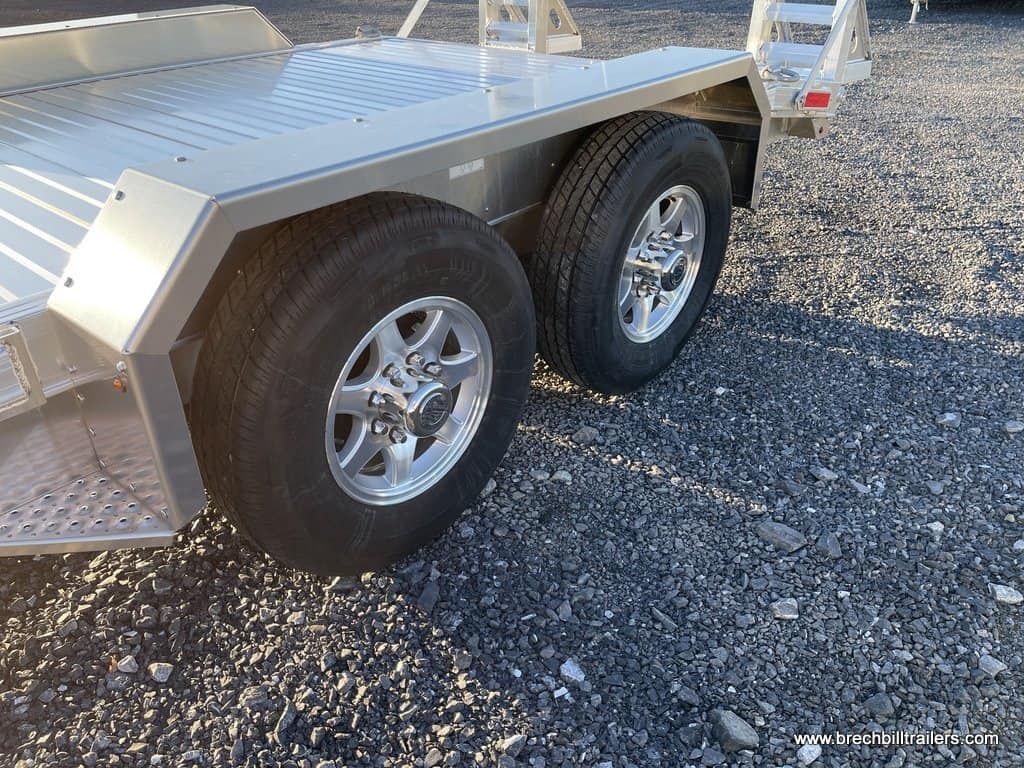 eby all aluminum equipment trailer low pro