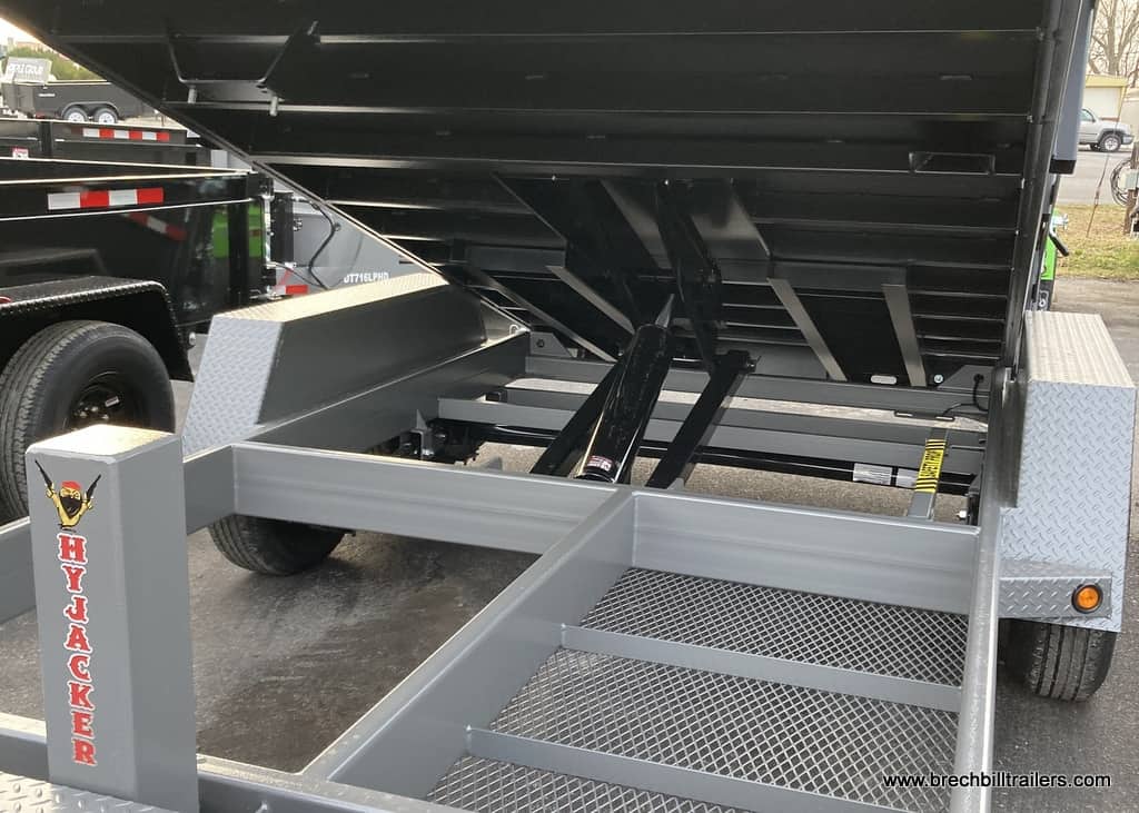 Bwise-Dump-Trailer-82x14x15.4K-DLP14-15-HTONE-BLACK-WITH-HTONE-GRAY-BLACK-MOD-WHEELS-STEEL