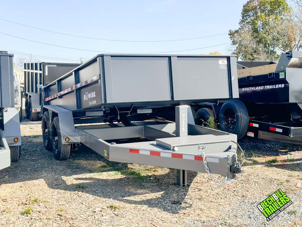 Bwise DLP 15.4K HD Dump Trailer for sale at the Brechbill Trailers dealership.