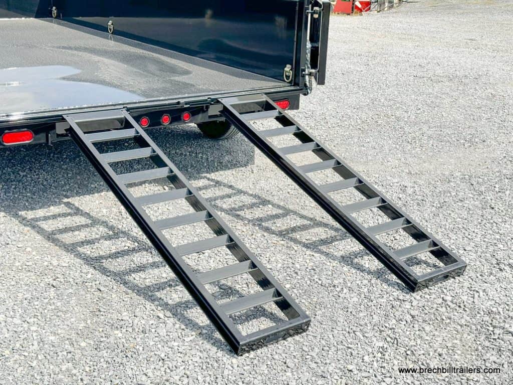 New black ramps for the dump trailer.