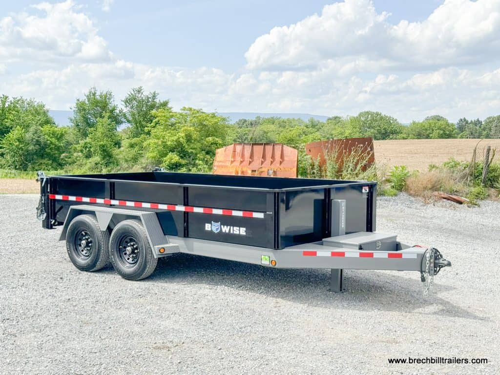 Bwise DLP 15.4K Heavy Duty Dump Trailer side view