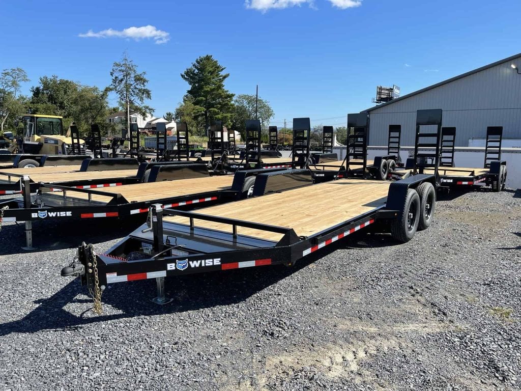 LOW PROFILE BWISE EQUIPMENT HAULER TRAILER