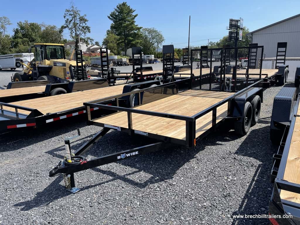 BLACK STEEL LANDSCAPE UTILITY TRAILER