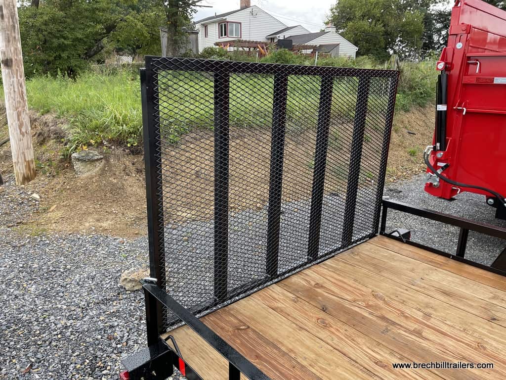 SMALL LOW PRO WOODEN DECK LANDSCAPE UTILITY TRAILER