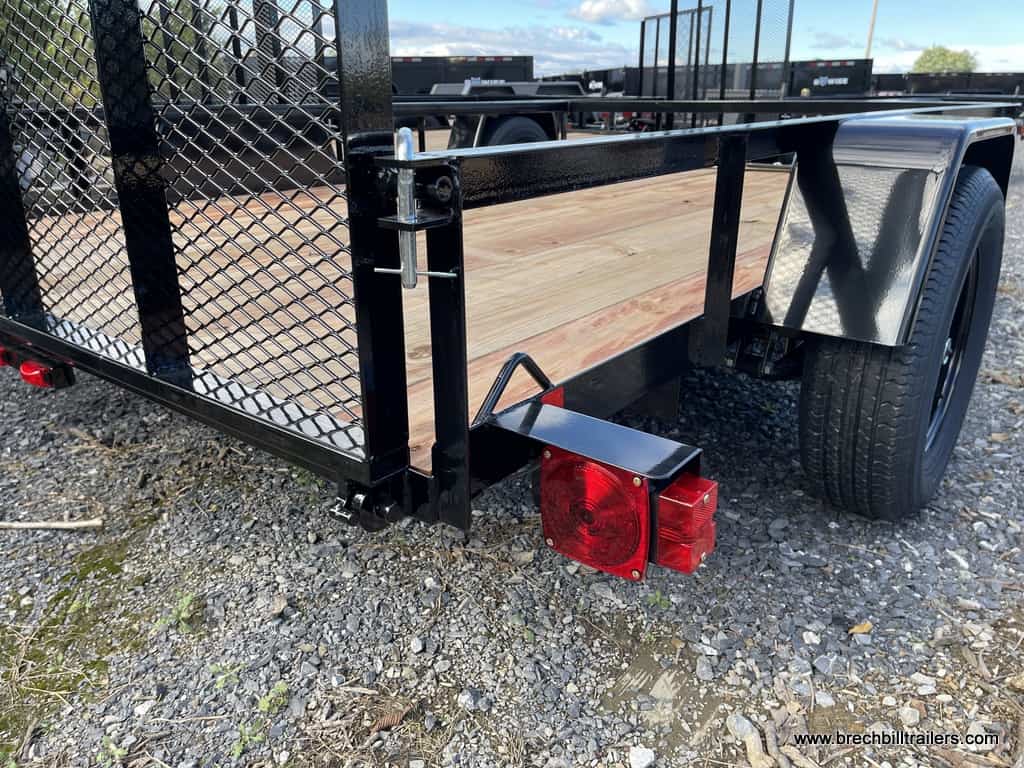 SMALL LOW PRO WOODEN DECK LANDSCAPE UTILITY TRAILER