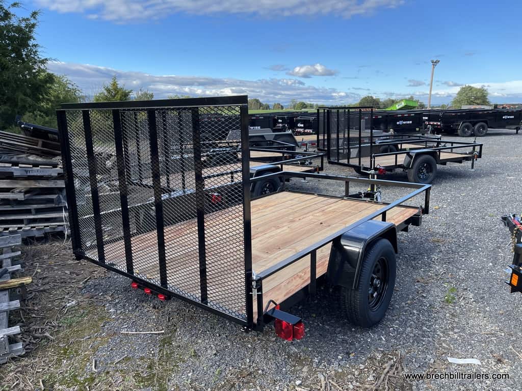 SMALL LOW PRO WOODEN DECK LANDSCAPE UTILITY TRAILER