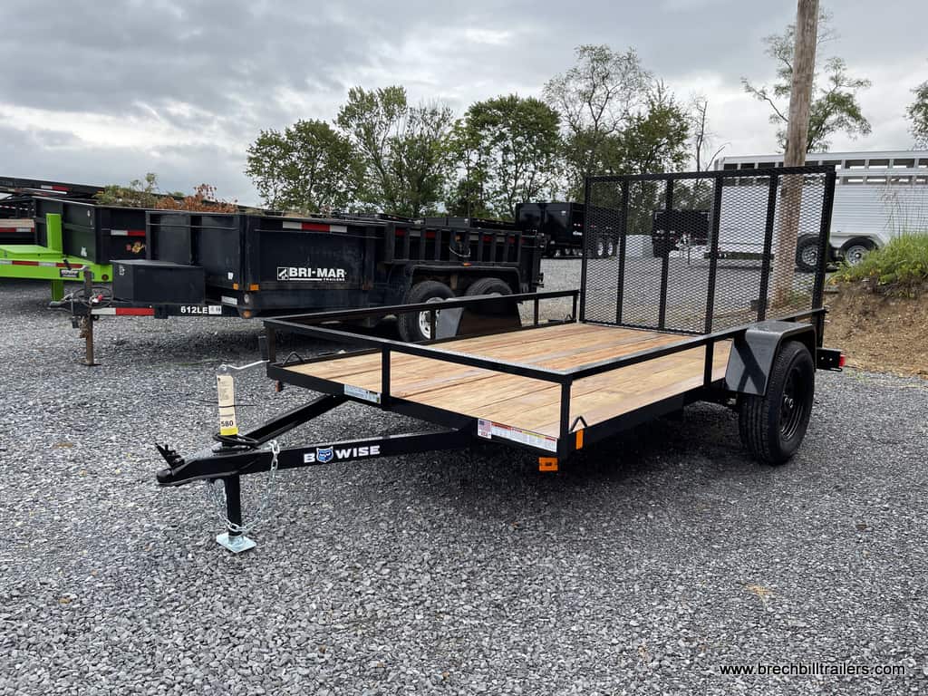 SMALL LOW PRO WOODEN DECK LANDSCAPE UTILITY TRAILER