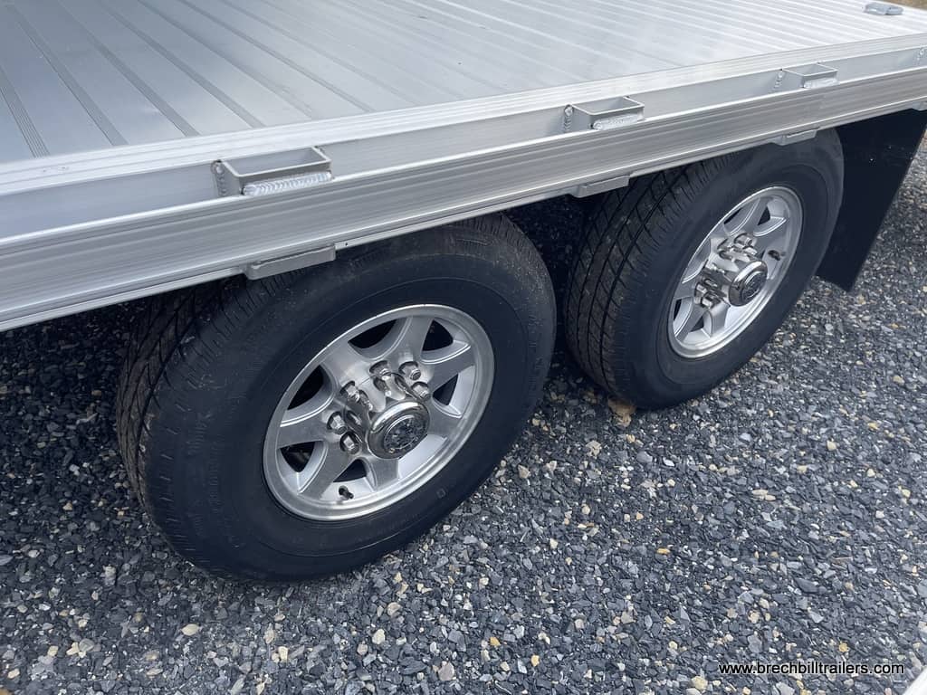 DECK OVER ALUMINUM EQUIPMENT TRAILER LADDER RAMPS