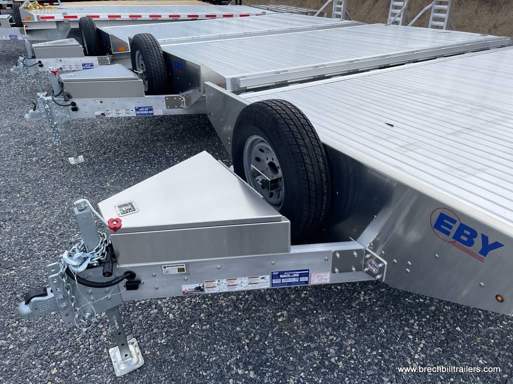 DECK OVER ALUMINUM EQUIPMENT TRAILER LADDER RAMPS