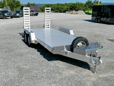 EBY 7x18 Low Profile 10K Equipment Contractor Trailer (LP10K18) with 2026 design updates!