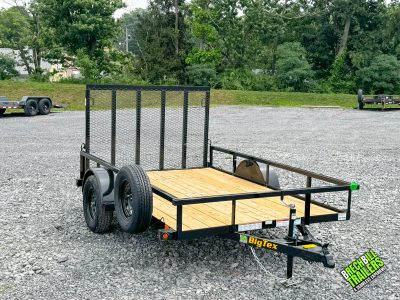 Big Tex 35SA Single Axle Utility Trailer 6'x10'x3K (35SA-10R1A-4PBK)