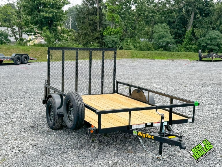 Big Tex 35SA Single Axle Utility Trailer 6’x10’x3K (35SA-10R1A-4PBK)