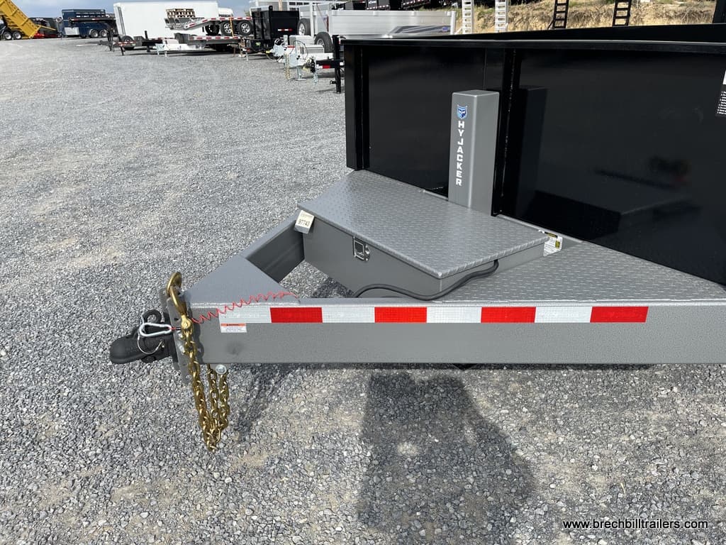 HEAVY DUTY DUMP TRAILER WITH ALUMINUM RAMPS