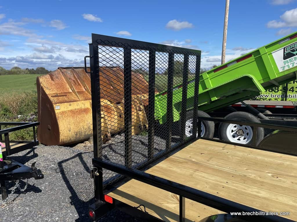 SMALL BLACK BIGTEX LANDSCAPE UTILITY TRAILER FOR SALE