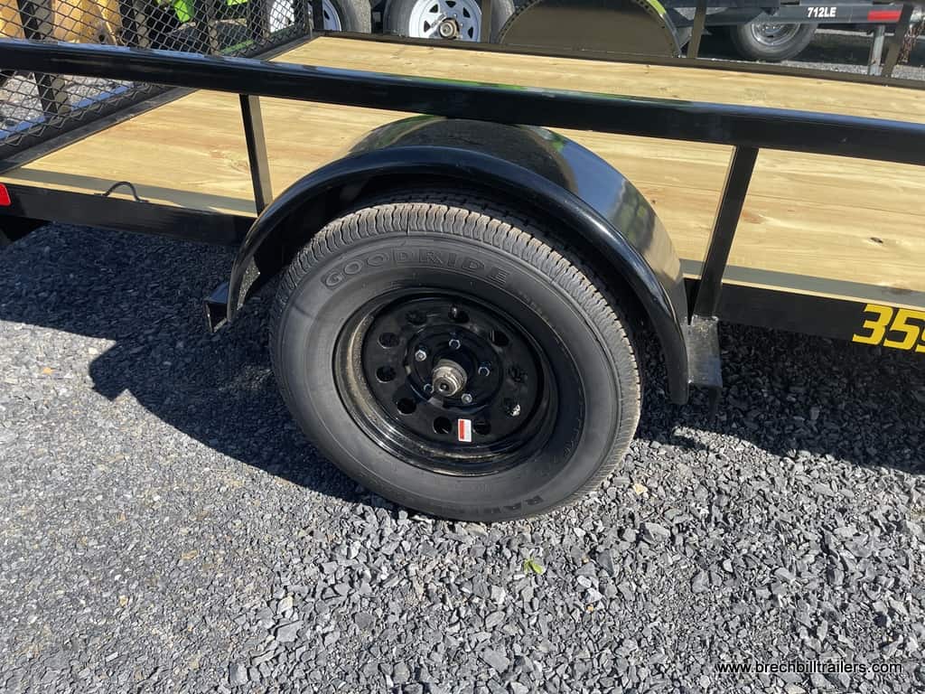 SMALL BLACK BIGTEX LANDSCAPE UTILITY TRAILER FOR SALE