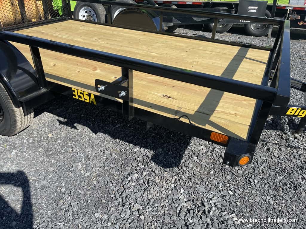 SMALL BLACK BIGTEX LANDSCAPE UTILITY TRAILER FOR SALE