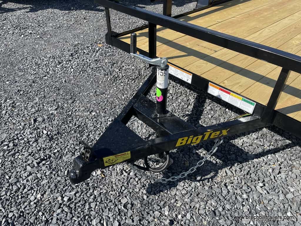 SMALL BLACK BIGTEX LANDSCAPE UTILITY TRAILER FOR SALE