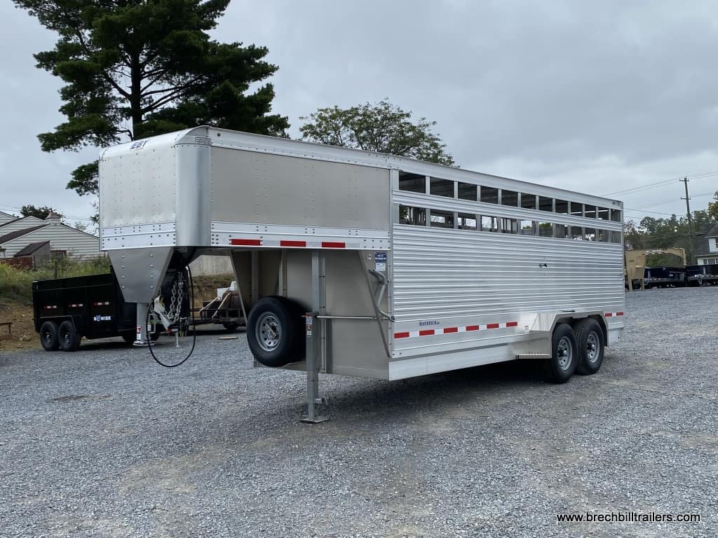 EBY ALUMINUM CATTEL HORSE LIVE STOCK FARM TRAILER