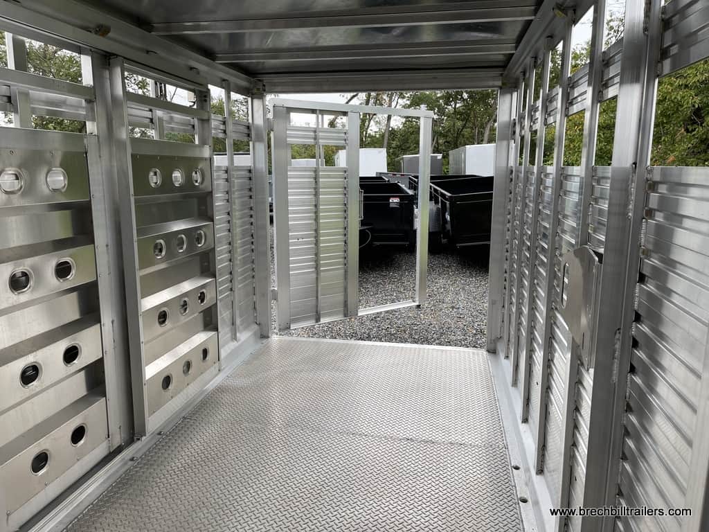 EBY ALUMINUM CATTEL HORSE LIVE STOCK FARM TRAILER