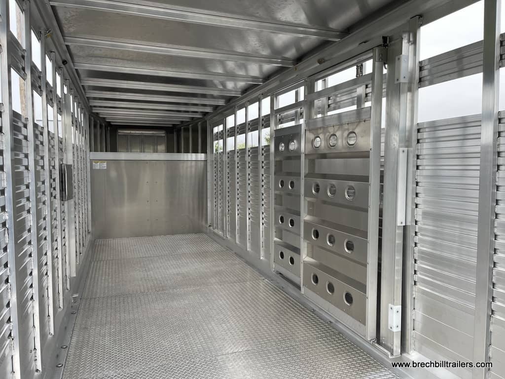 EBY ALUMINUM CATTEL HORSE LIVE STOCK FARM TRAILER