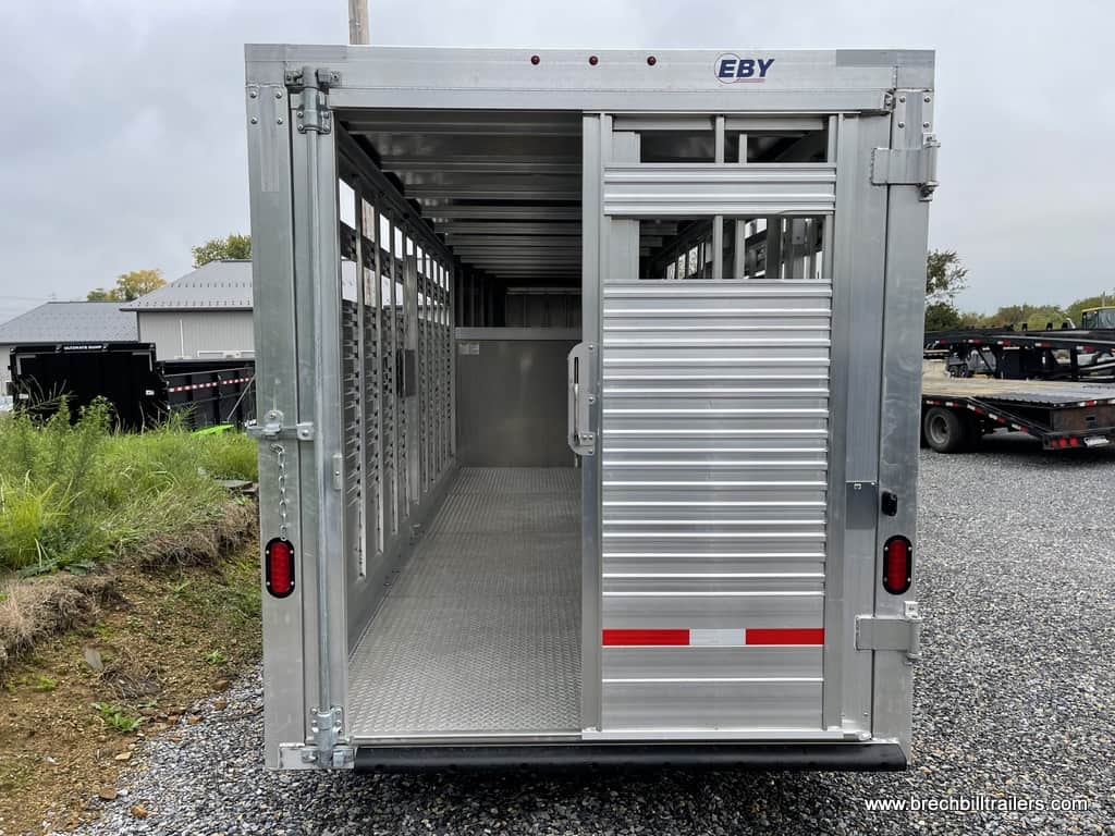 EBY ALUMINUM CATTEL HORSE LIVE STOCK FARM TRAILER