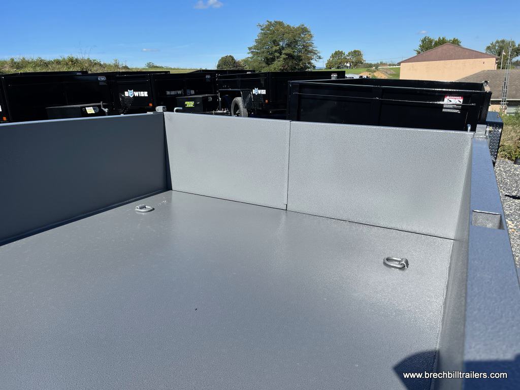 BWISE NEW SMALL DUMP HAULER TILTING UP TRAILER
