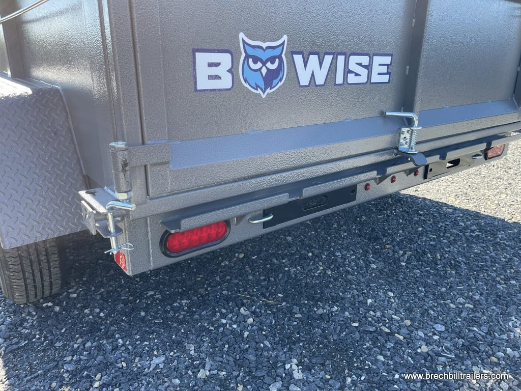 BWISE NEW SMALL DUMP HAULER TILTING UP TRAILER