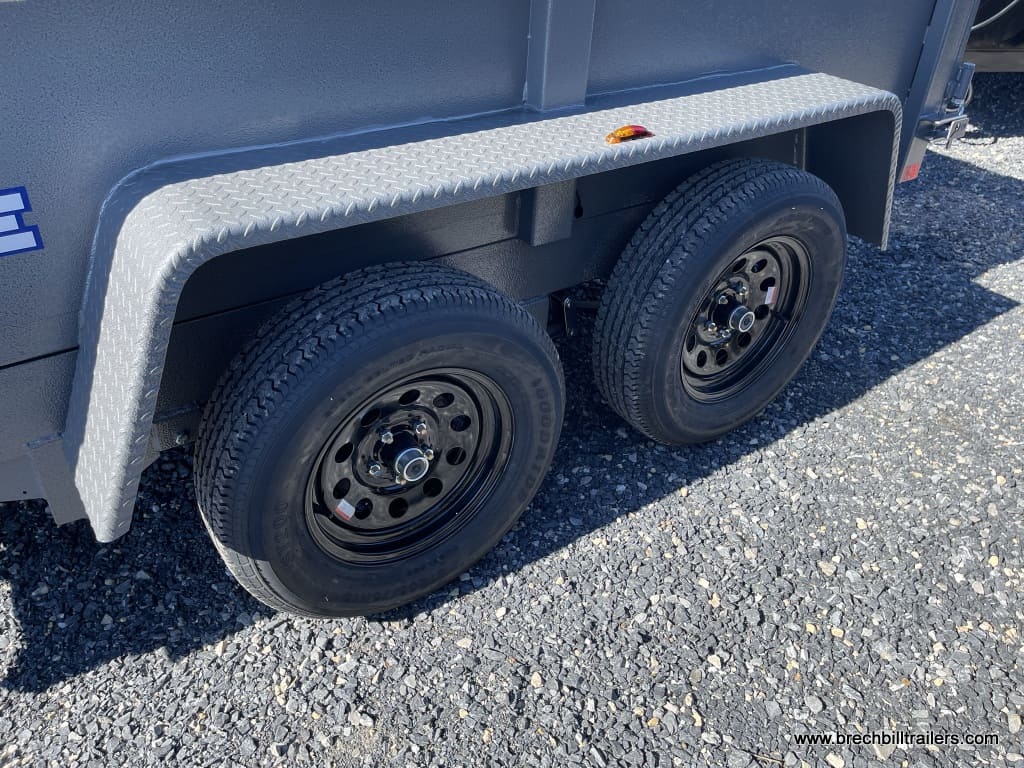 BWISE NEW SMALL DUMP HAULER TILTING UP TRAILER