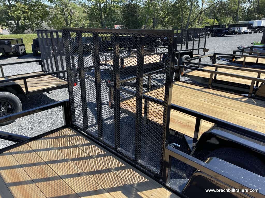 BWISE LANDSCAPE UTILITY TRAILER FOR SALE WITH FOLD DOWN SIDE GATE RAMP