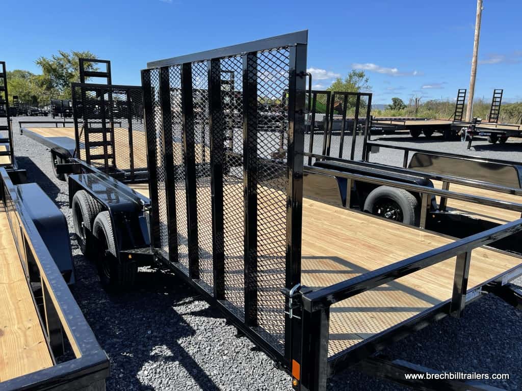 BWISE LANDSCAPE UTILITY TRAILER FOR SALE WITH FOLD DOWN SIDE GATE RAMP