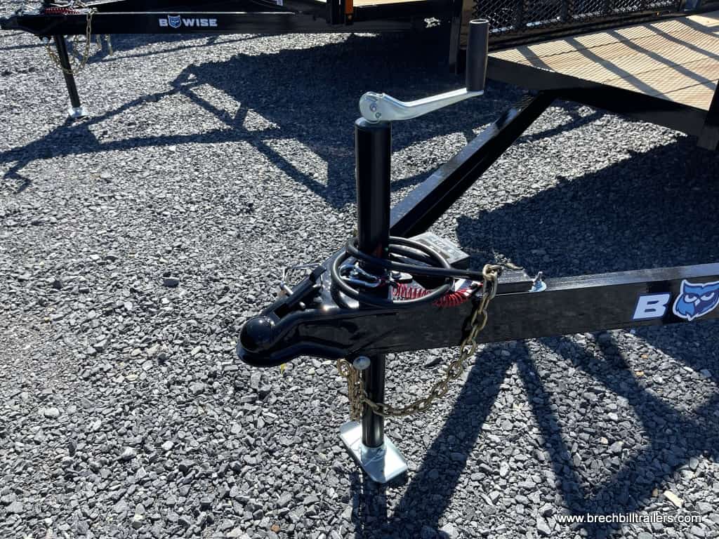 BWISE LANDSCAPE UTILITY TRAILER FOR SALE WITH FOLD DOWN SIDE GATE RAMP