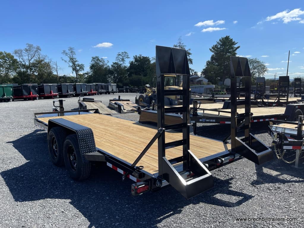 WOODEN DECK LOW PROFILE EQUIPMENT HAULER TRAILER PULLER