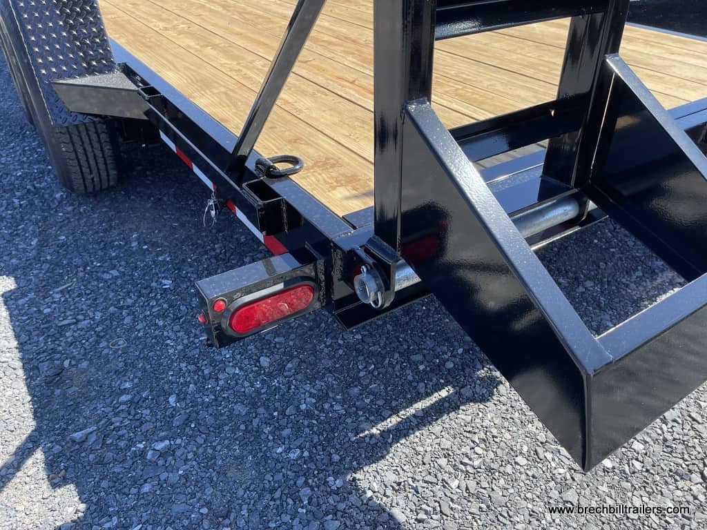 WOODEN DECK LOW PROFILE EQUIPMENT HAULER TRAILER PULLER