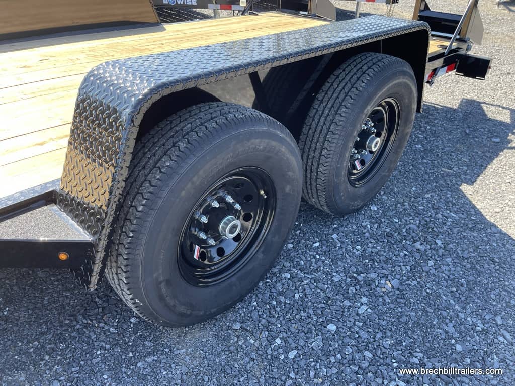 WOODEN DECK LOW PROFILE EQUIPMENT HAULER TRAILER PULLER