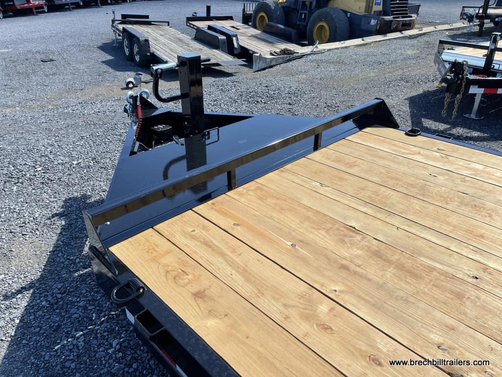 WOODEN DECK LOW PROFILE EQUIPMENT HAULER TRAILER PULLER