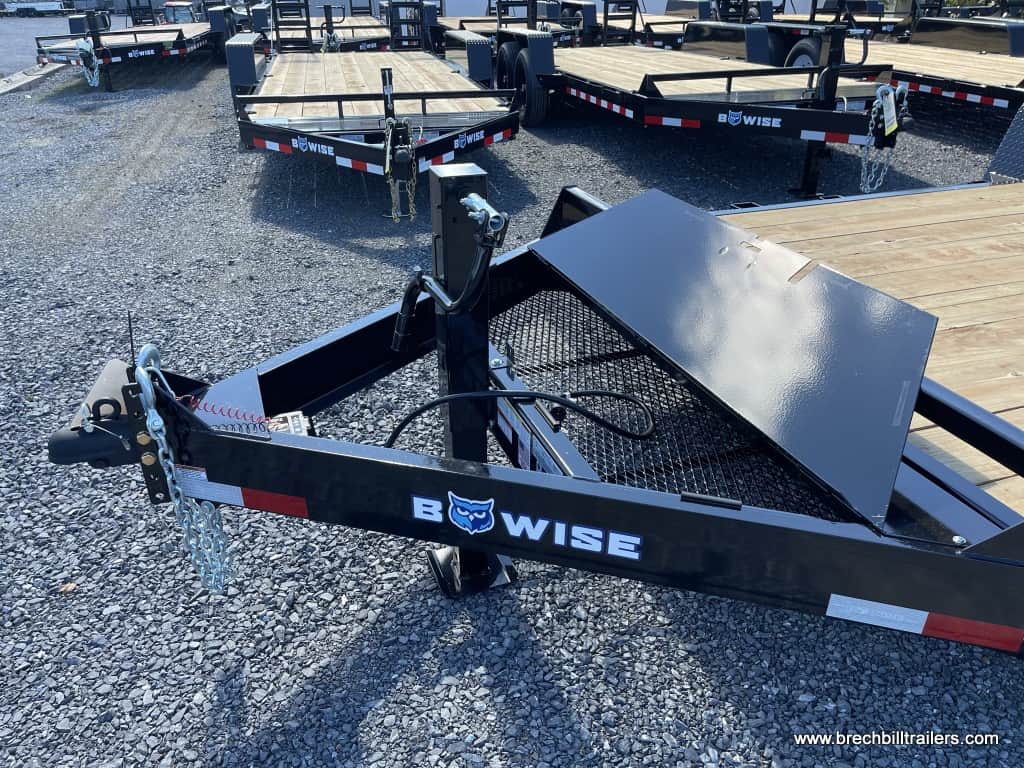 WOODEN DECK LOW PROFILE EQUIPMENT HAULER TRAILER PULLER