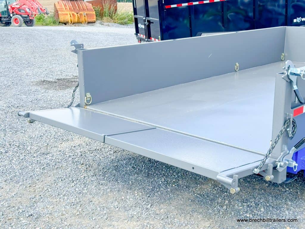 A 7x14 Bwise DLP 15.4K Heavy Duty Dump Trailer