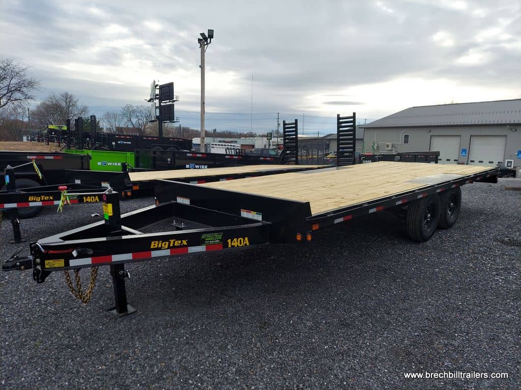 Big Tex 14OA Heavy Duty Over-The-Axle Bumperpull Equipment Trailer1, 14OA-20BK-8SIR