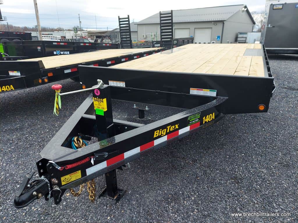 Big Tex 14OA Heavy Duty Over-The-Axle Bumperpull Equipment Trailer, 14OA-20BK-8SIR
