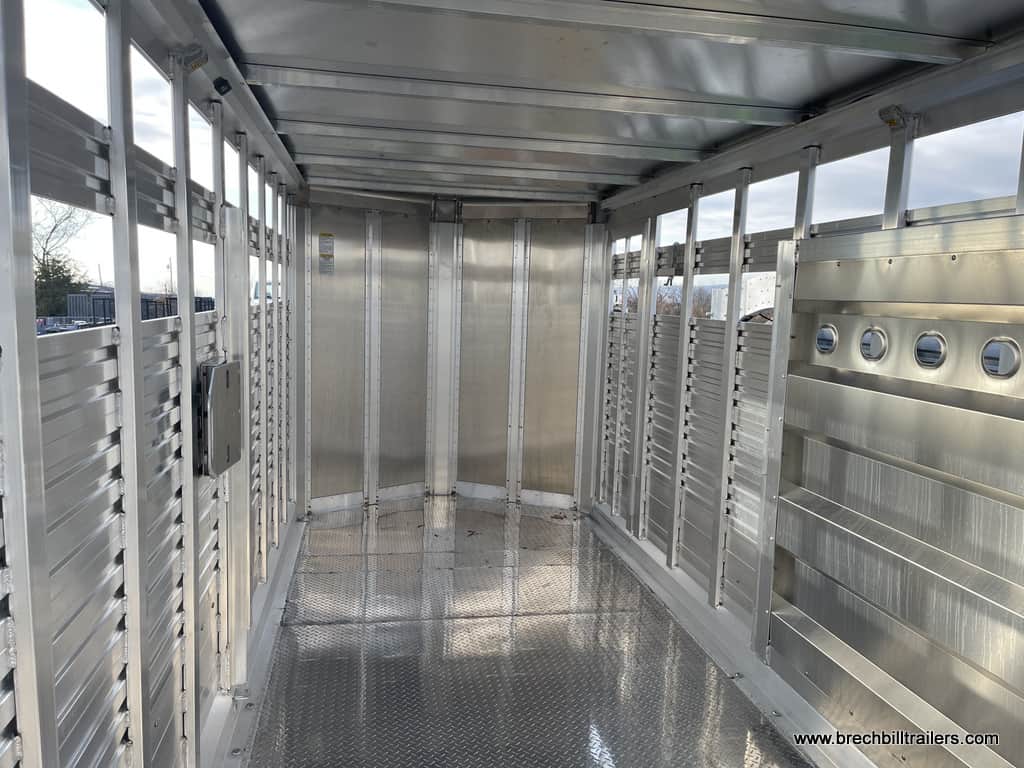 ALL ALUMINUM STOCK TRAILER FOR SALE