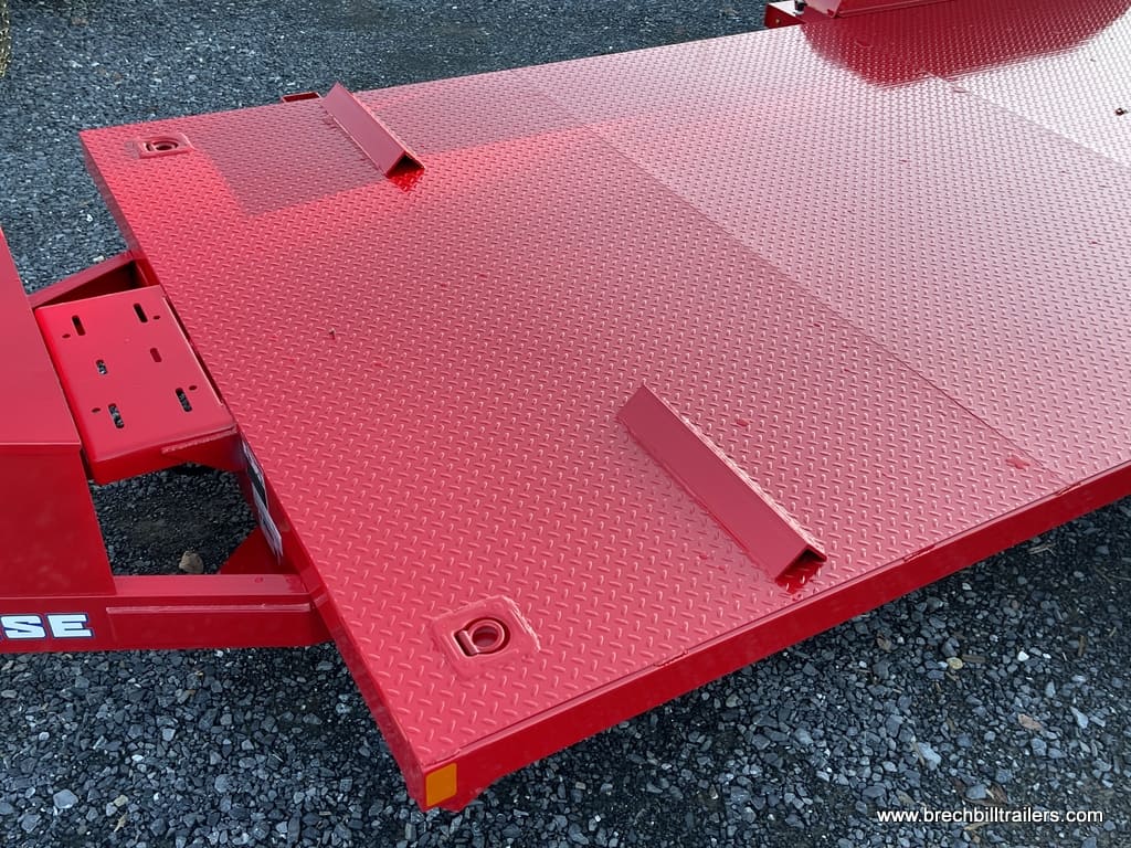 BRIGHT RED BWISE LOW PRO CAR HAULER TRAILER FOR SALE