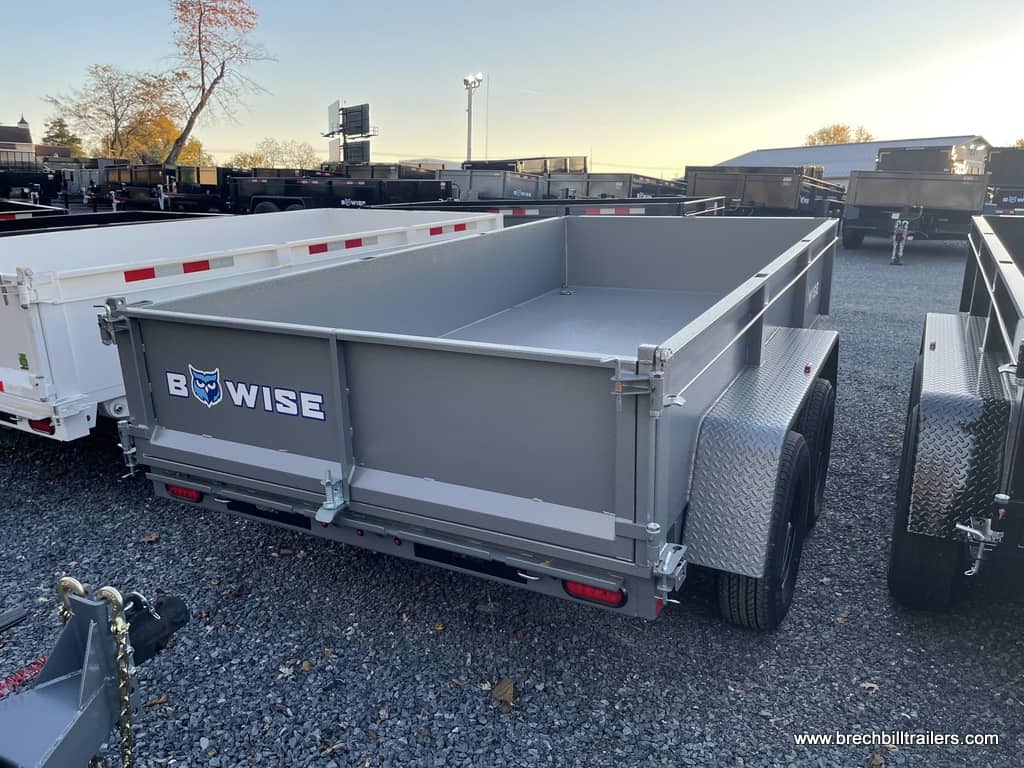 BWISE DUMP TRAILER FOR SALE HTONE GRAY